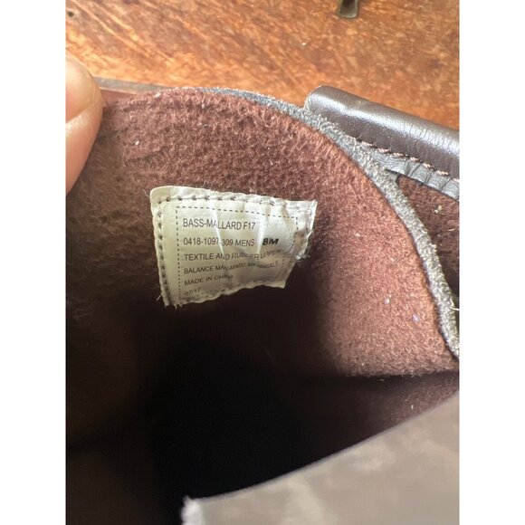 Bass Mens 8M Waterproof Duck Boots Mallard F17 Camo Textile & Rubber Upper - Picture 6 of 7